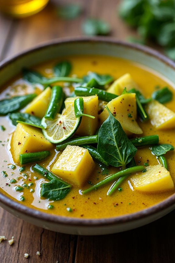 aromatic thai green curry