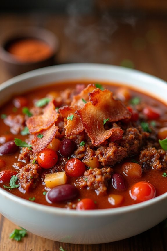 bacon and beef chili recipe