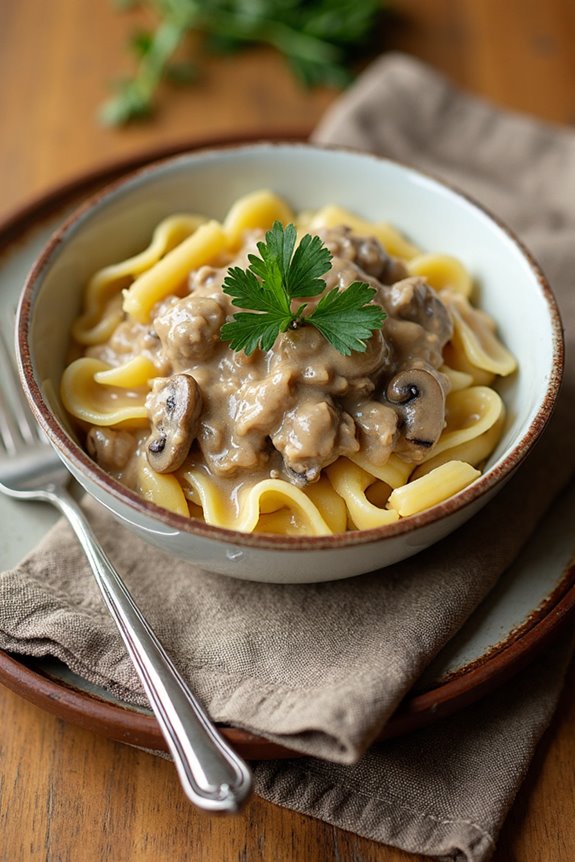 beef stroganoff homemade recipe