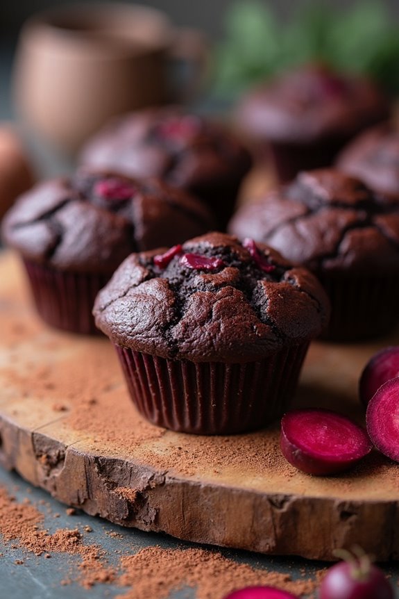 beetroot chocolate muffins recipe