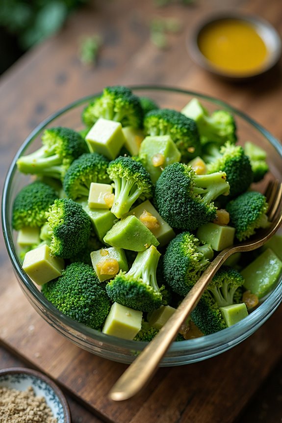 broccoli and avocado salad