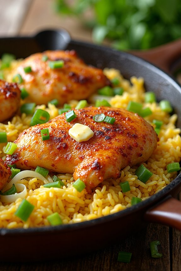 buttery chicken and rice