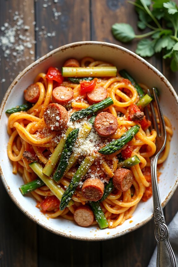cajun spicy pasta delight