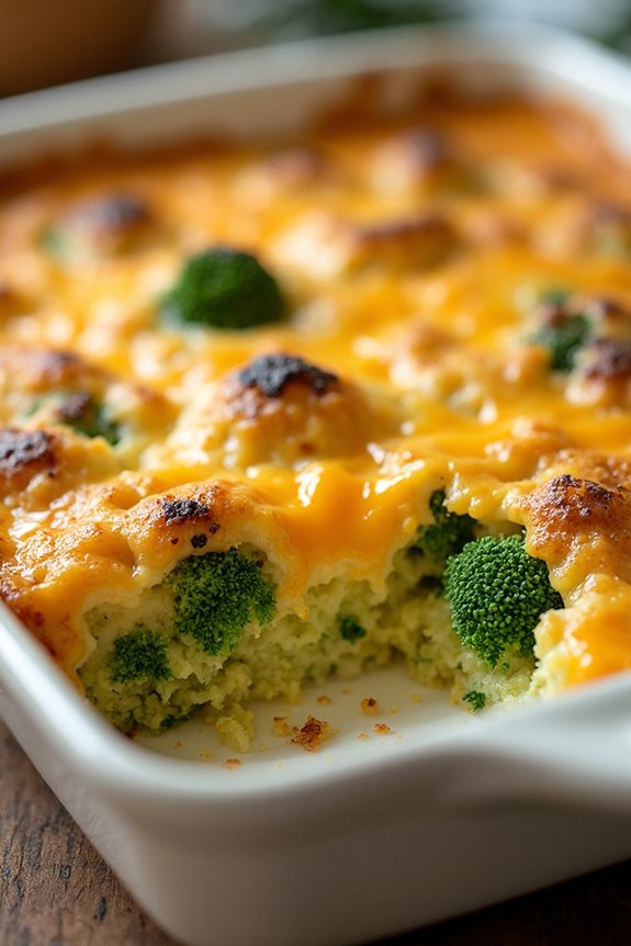 cheesy broccoli casserole recipe