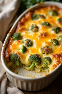 cheesy broccoli casserole recipe