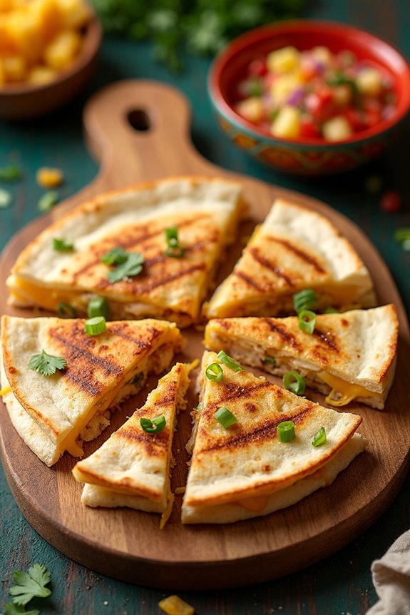 cheesy chicken quesadilla recipe
