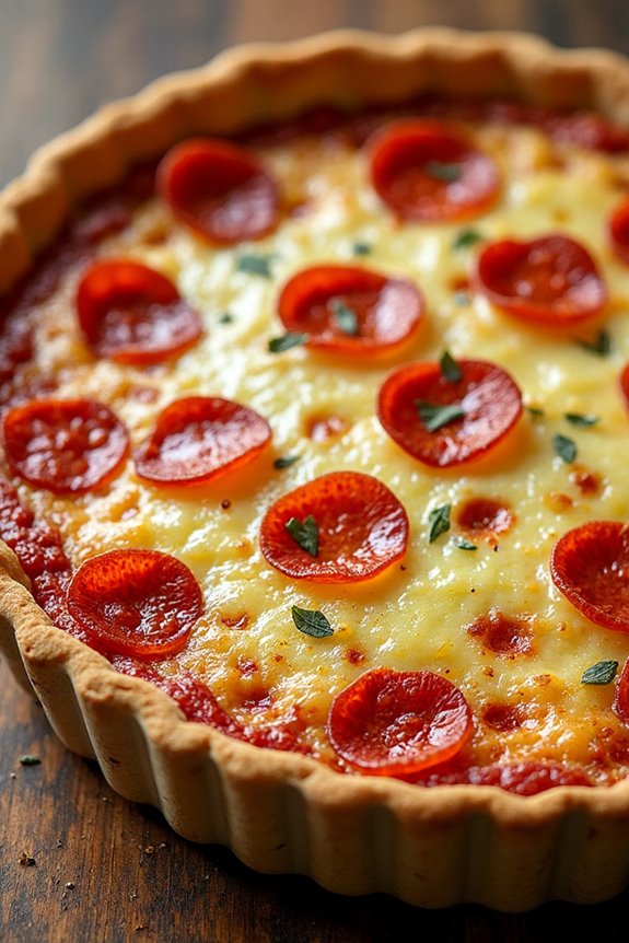 cheesy italian breakfast dish