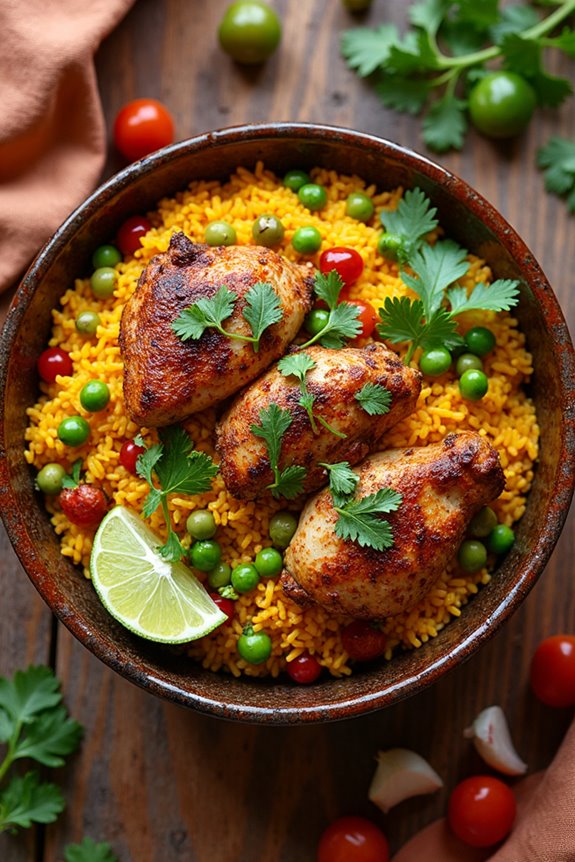 chicken and rice dish