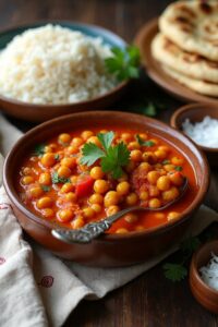 chickpea spice comfort dish