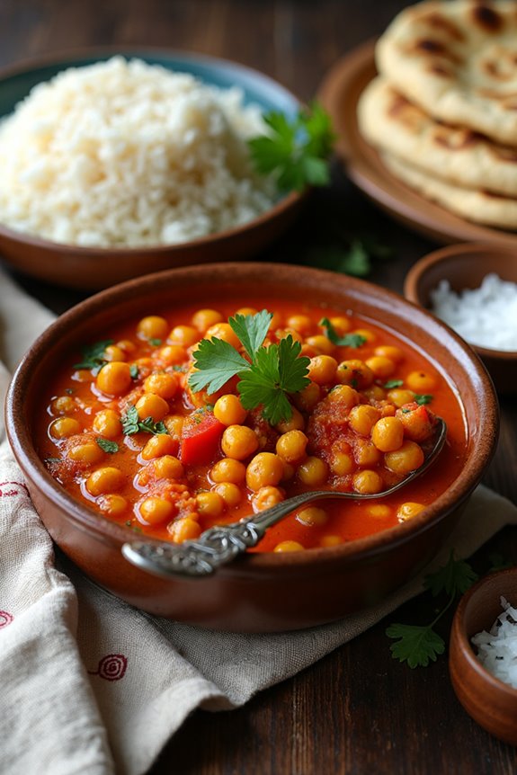 chickpea spice comfort dish