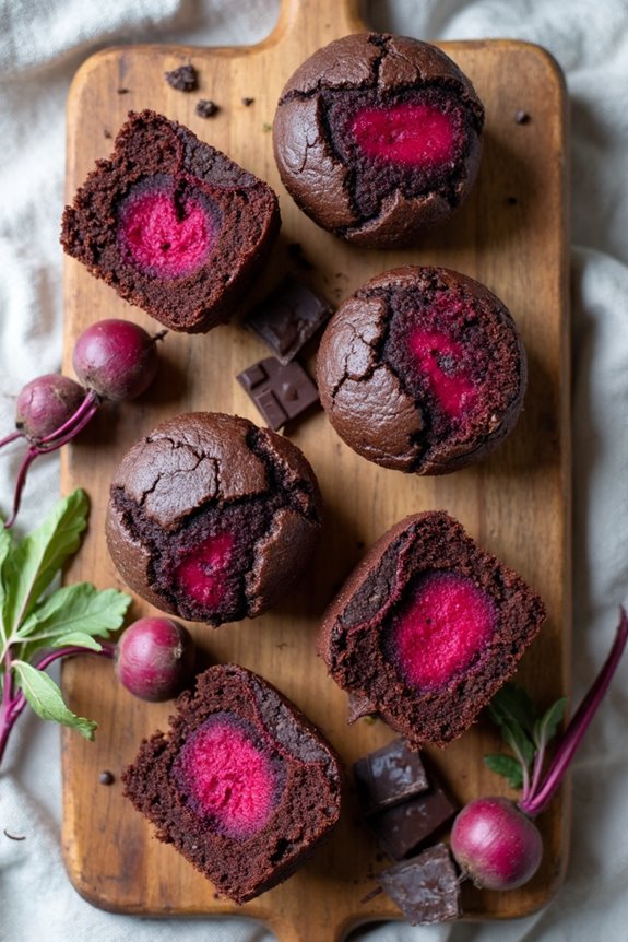 chocolate beetroot muffins recipe