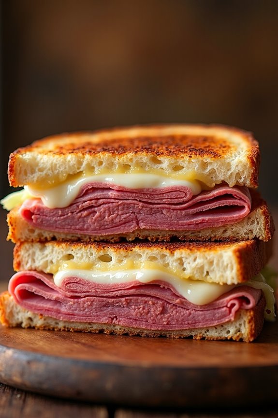 classic grilled reuben sandwich