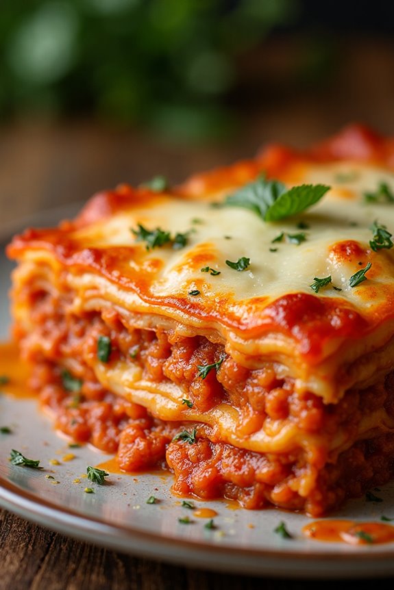 classic italian homemade lasagna
