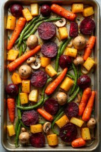 colorful roasted vegetable medley