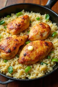 comforting chicken and rice