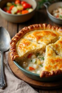 comforting chicken pot pie