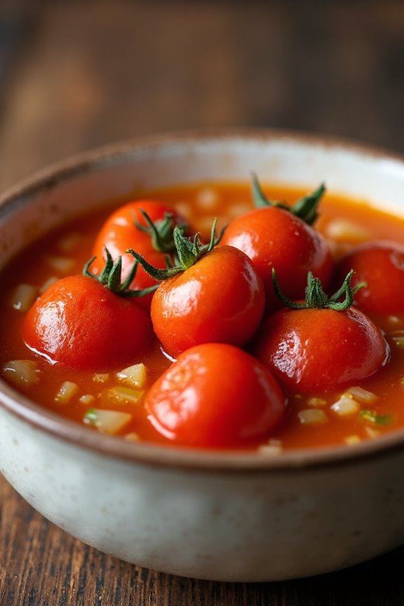 cozy simmered tomato dish