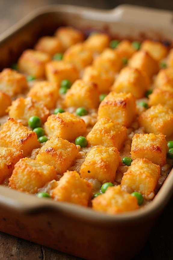cozy tater tot casserole