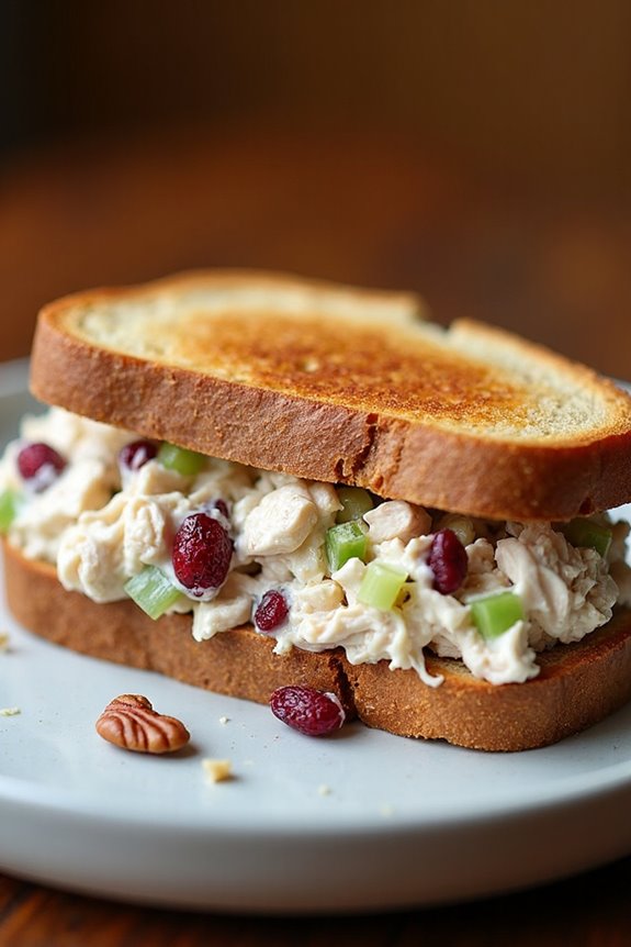 cranberry pecan chicken salad