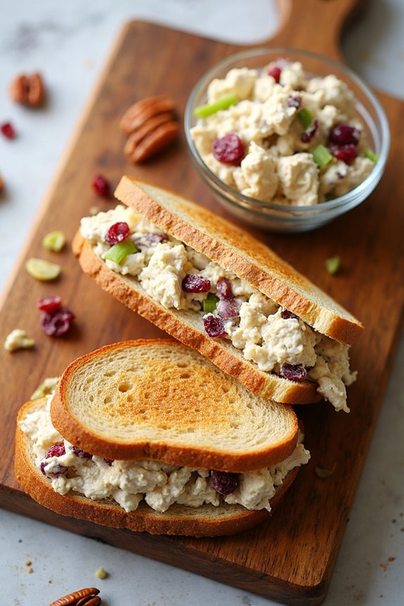 cranberry pecan chicken salad