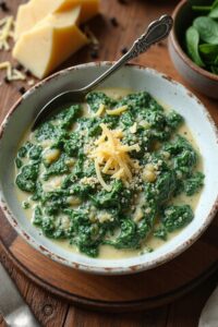 creamy cheesy spinach delight