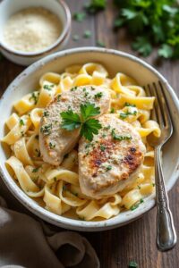 creamy chicken alfredo pasta
