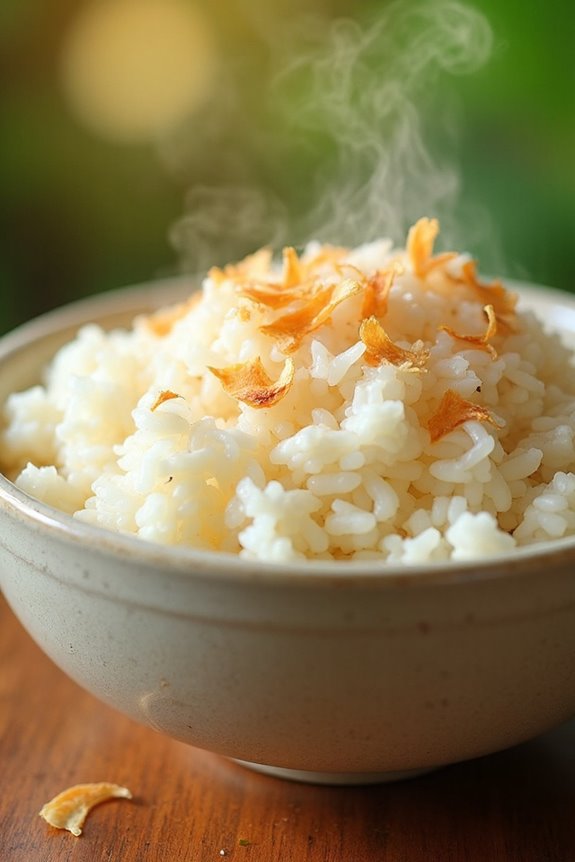 creamy coconut rice recipe
