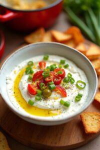 creamy feta pepper dip