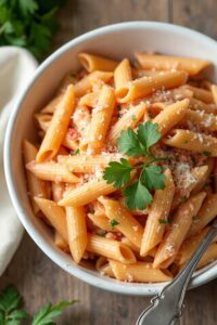 creamy italian vodka pasta