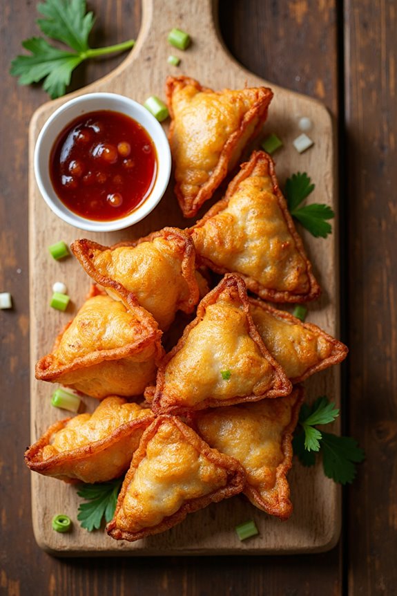 crispy crab rangoon recipe