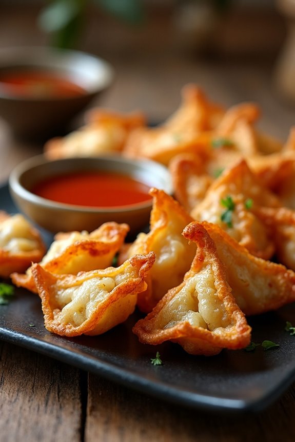 crispy crab rangoons recipe