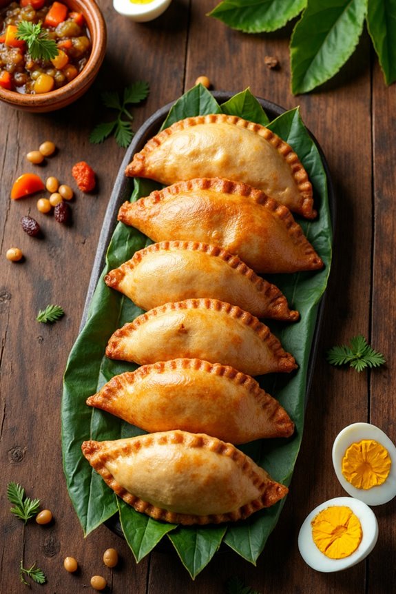 crispy filipino pork empanada
