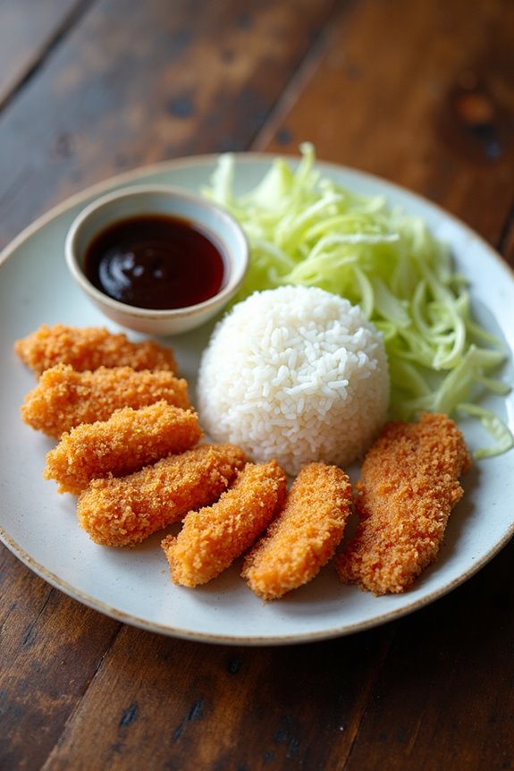 crispy golden chicken katsu