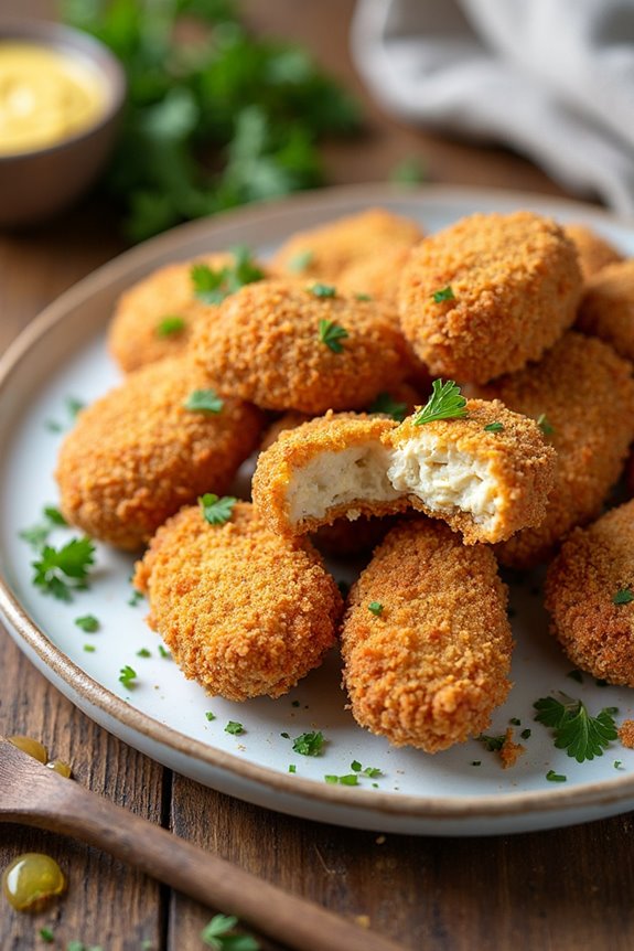 crispy homemade chicken nuggets