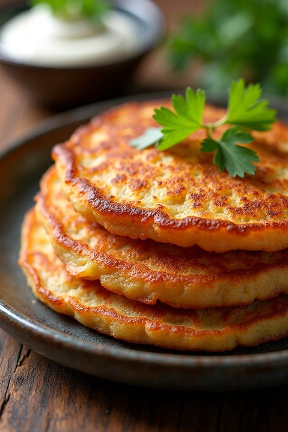 crispy homestyle potato pancakes
