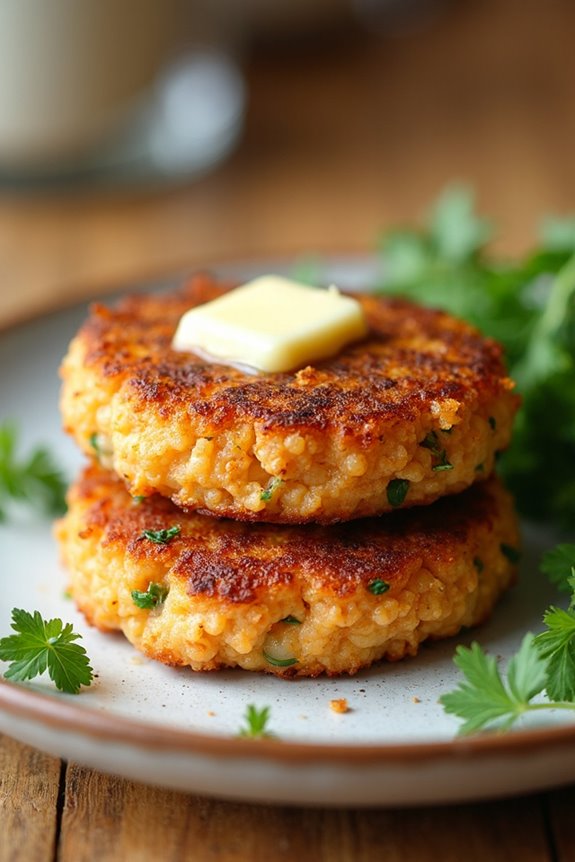 crispy homestyle salmon cakes