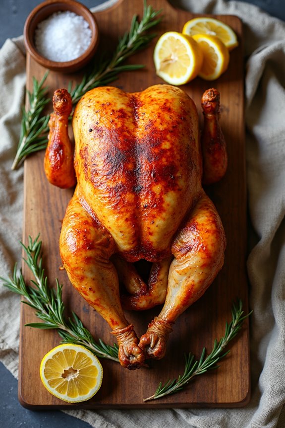 crispy mediterranean spatchcock chicken
