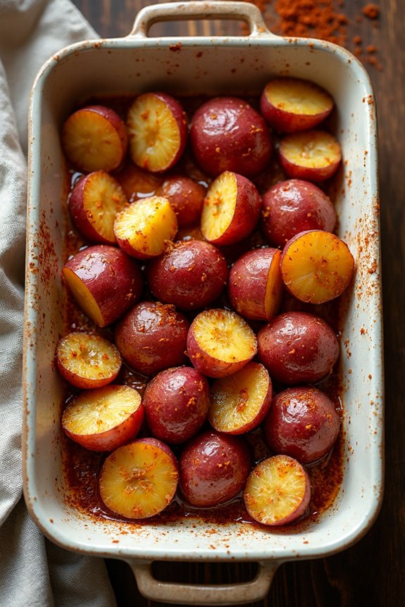 crispy oven roasted red potatoes
