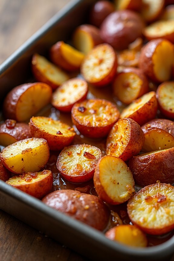 crispy oven roasted red potatoes