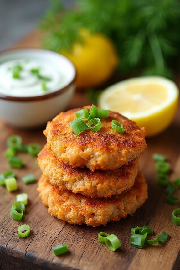 crispy salmon cakes recipe
