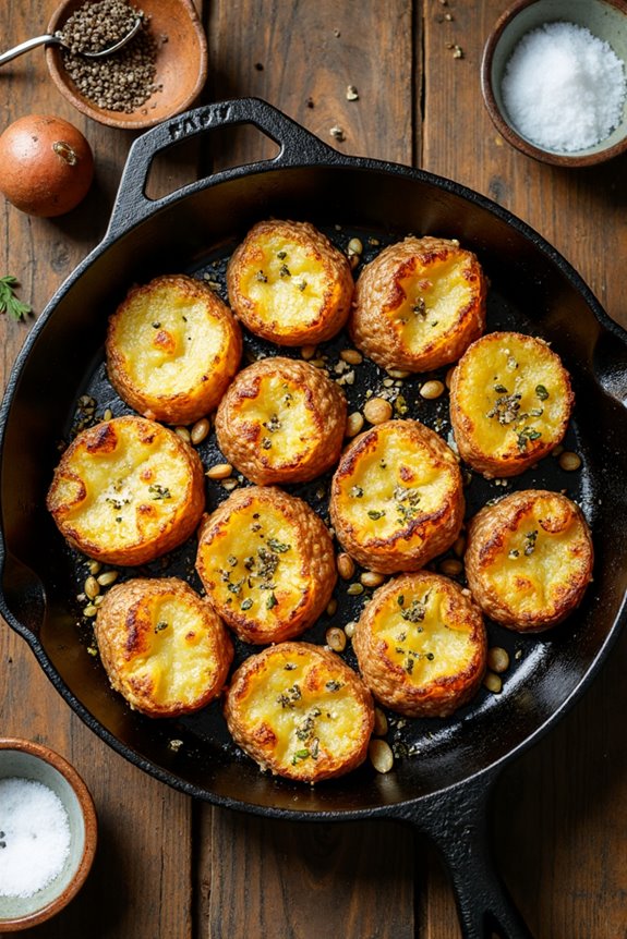 crispy smashed potato delight