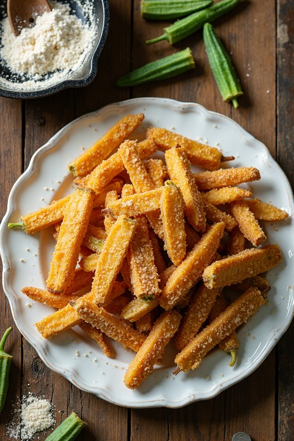 crispy southern fried okra