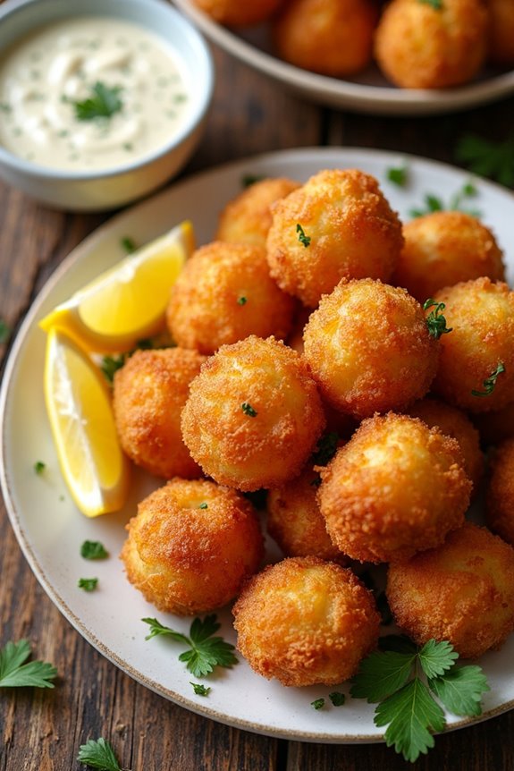 crispy southern hush puppies