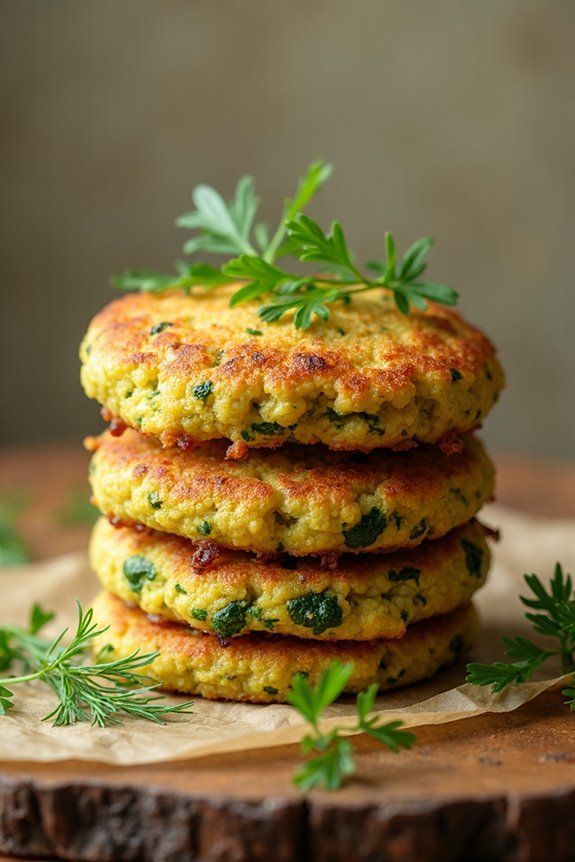 crispy turkish zucchini mucver