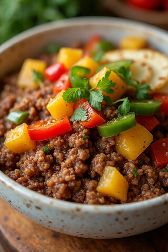 cuban picadillo sweet and savory