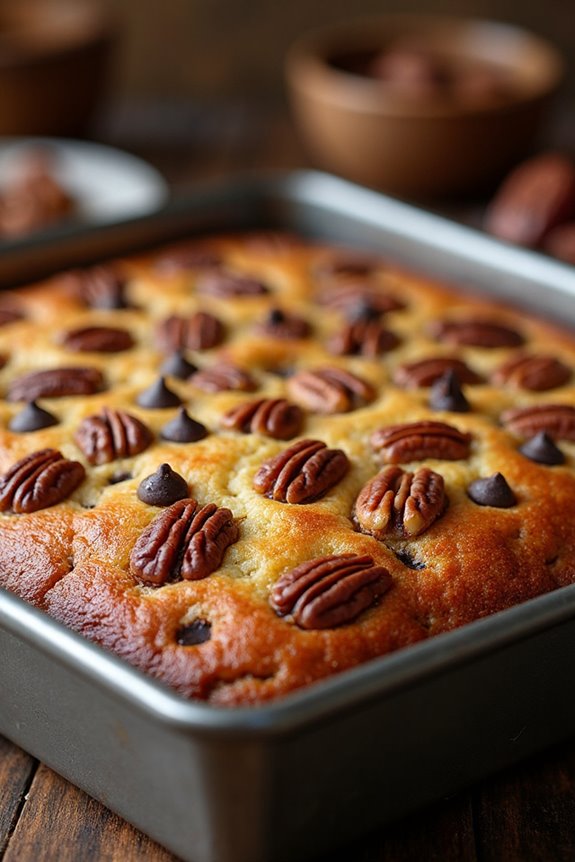 date and chocolate chip cake