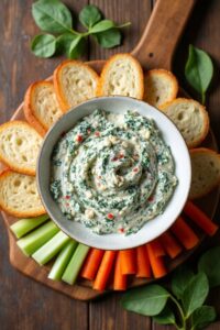 delicious creamy spinach dip