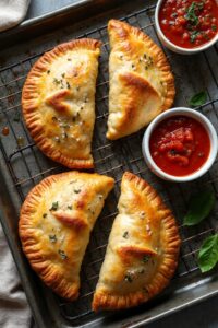 delicious homemade italian calzone