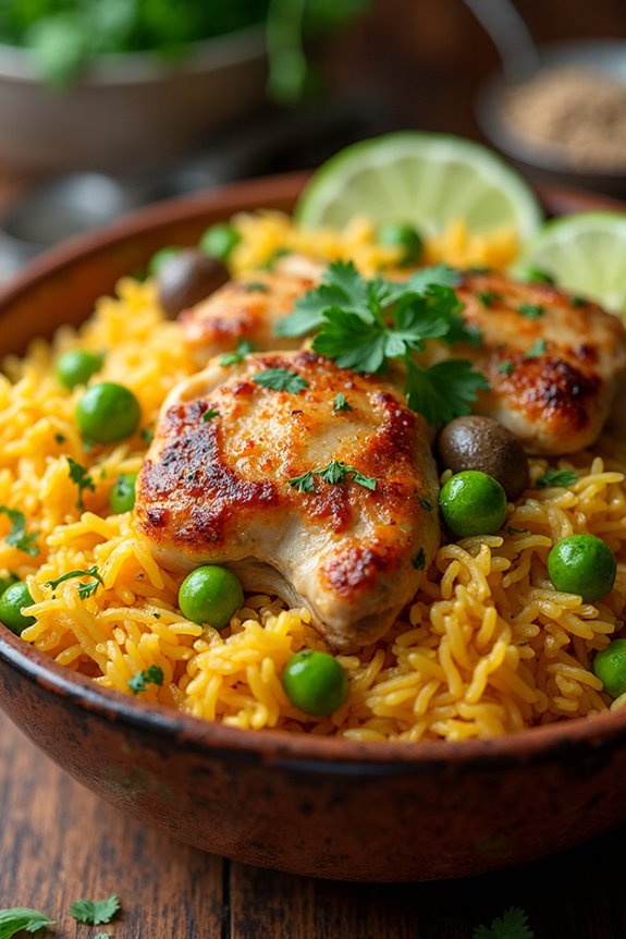 delicious spanish chicken rice