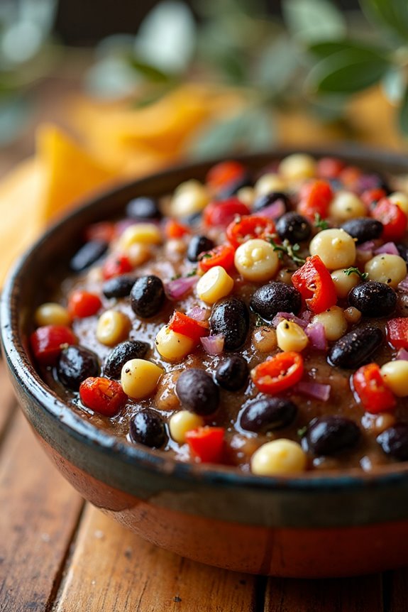 easy black bean dip